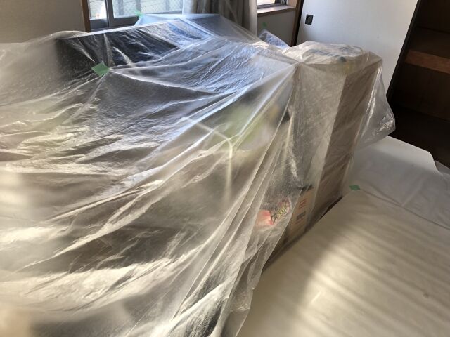 部屋の養生